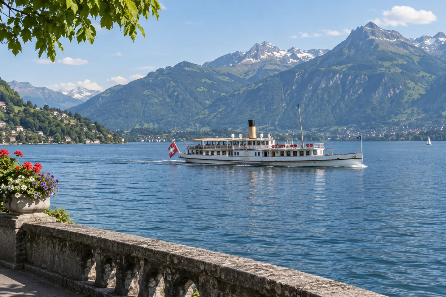 Eine Etappe auf dem See · illustratives Fotomotiv