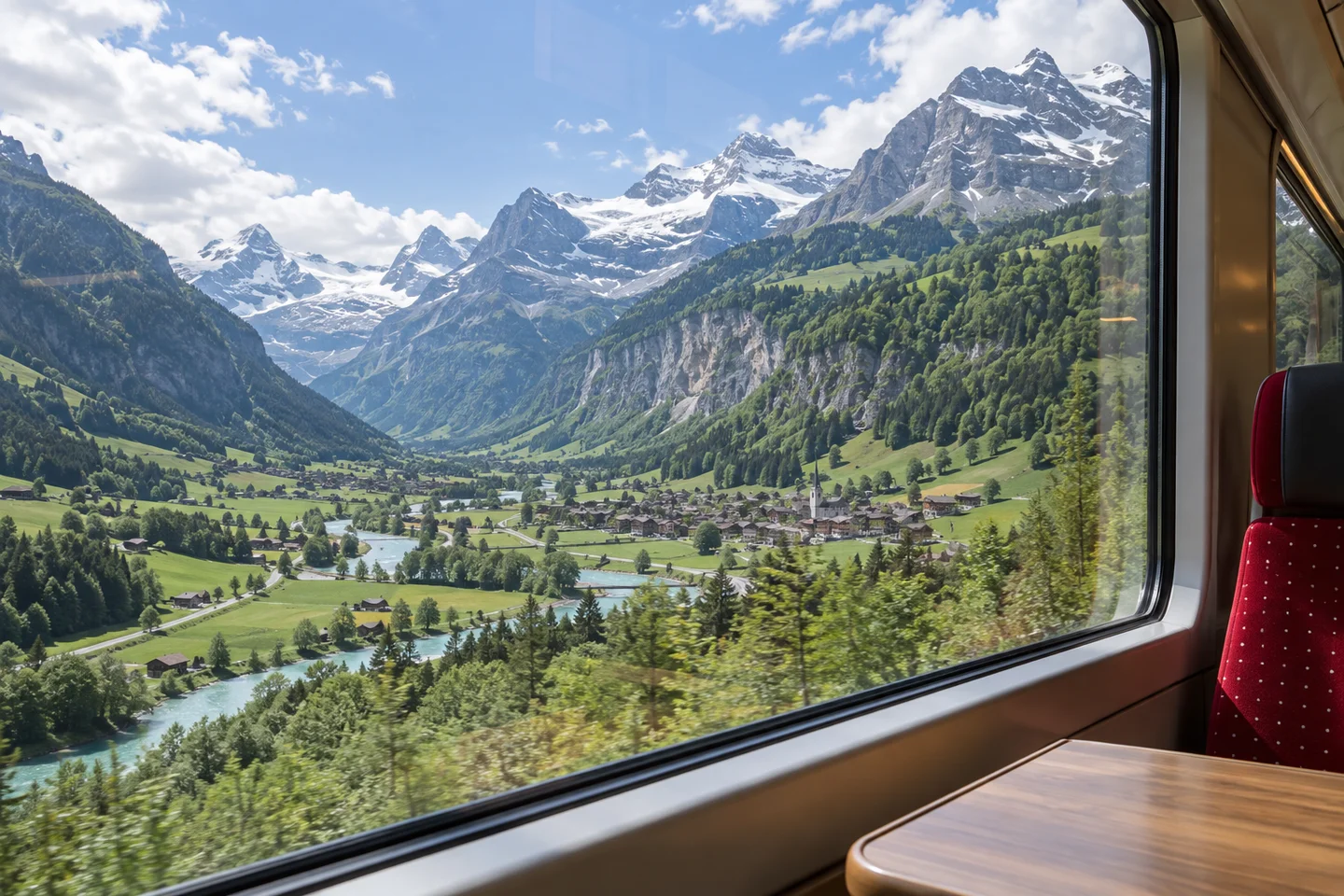 Ein Blick aus dem Panoramawagen · illustratives Fotomotiv