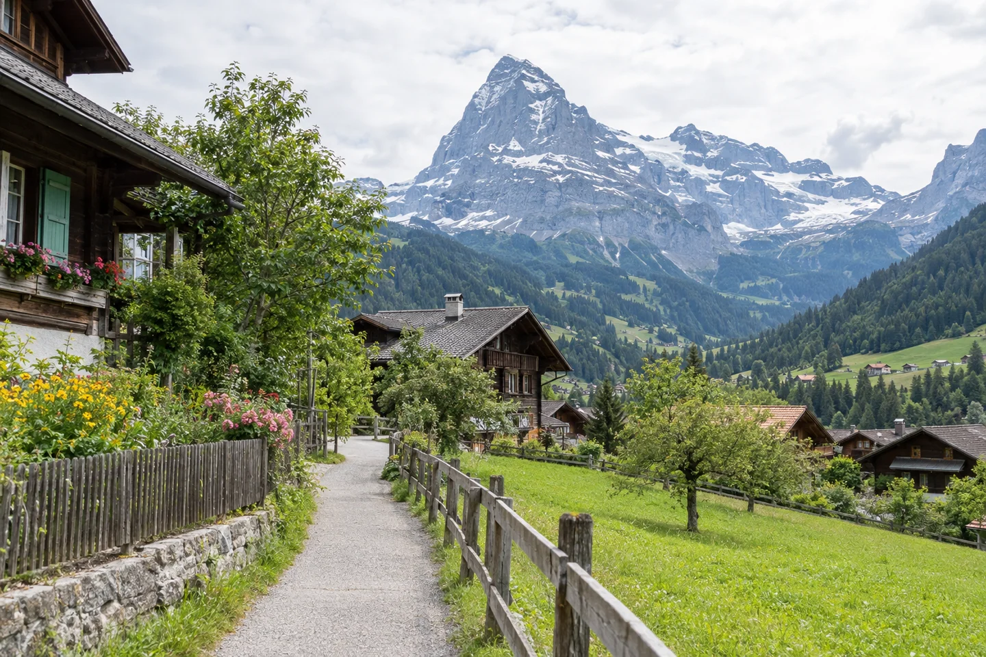 Ein Weg durch das Berner Oberland · illustratives Fotomotiv